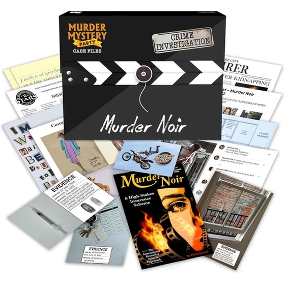 Επιτραπέζιο University Games Murder Mystery Party Case Files: Murder Noir for image 1