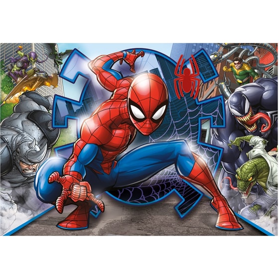 Παιδικό Παζλ Clementoni Super Color Marvel SpiderMan (104 Κομμάτια) image 1