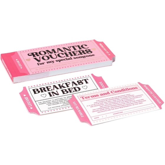 Book Of 24 Gift Vouchers Legami Heart image 3