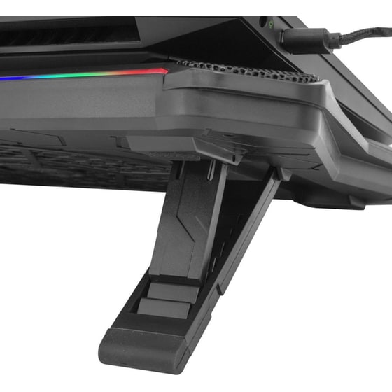 Βάση Laptop White Shark Glacier GCP-03 RGB 17.3" - Μαύρο image 4
