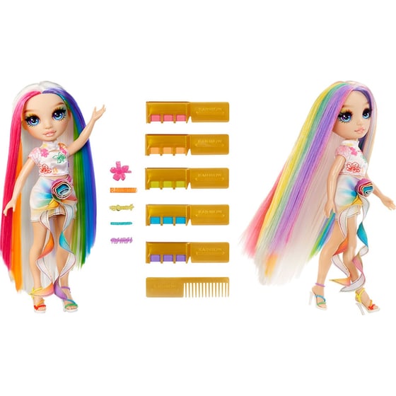 Κούκλα Rainbow High Amaya Χρωματιστά Μαλλιά Ουράνιο Τόξο (526780-EUC) image 2