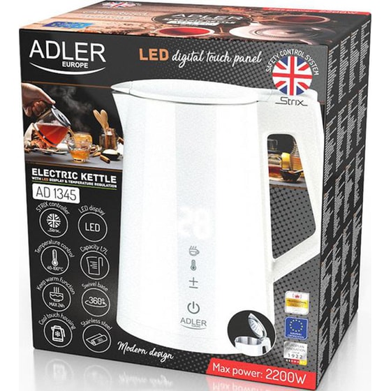 ADLER AD 1345 2200 W 1.7 L Λευκό Βραστήρας image 6