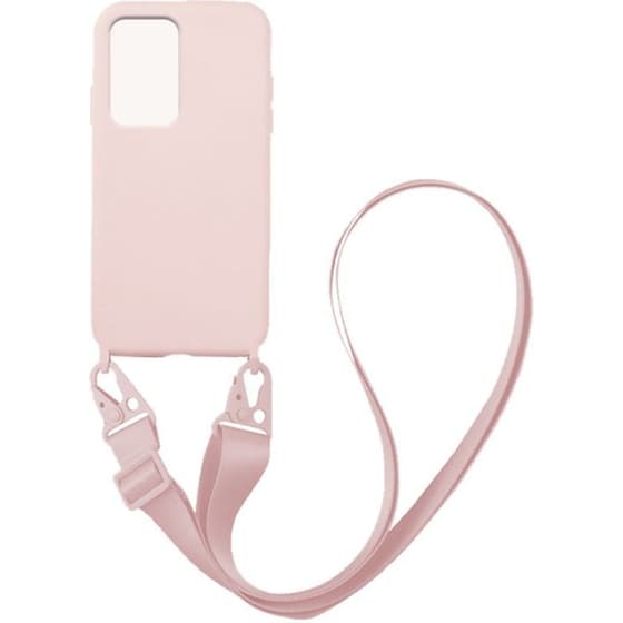 Θήκη Xiaomi Redmi Note 11 Pro Plus 5G - My Colors Carryhang Liquid Silicone Strap - Ροζ image 0