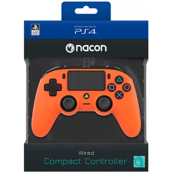Nacon Ενσύρματο Χειριστήριο για PS4 - Πορτοκαλί image 4