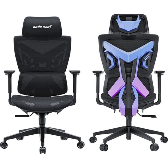 Καρέκλα Gaming/ Γραφείου Anda Seat X-Air Mega XL από Ύφασμα Mesh - Black Celeste image 2