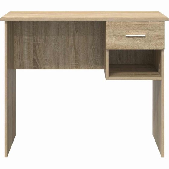 Γραφείο VidaXL από Επεξεργασμένο Ξύλο 90x49x75 cm - Sonoma Δρυς image 4