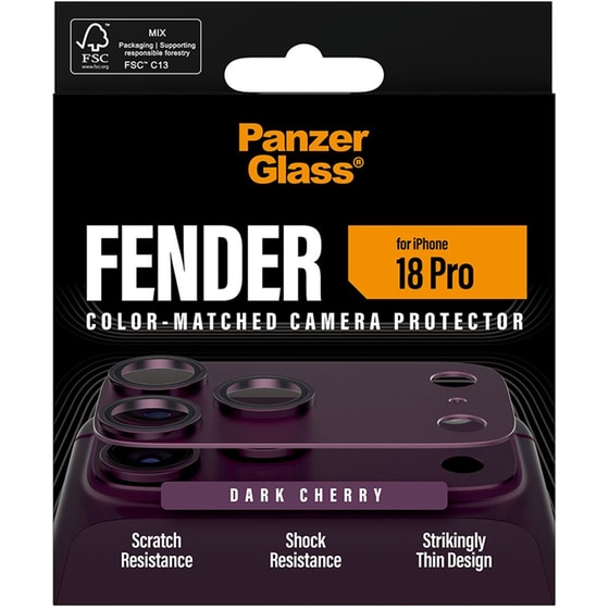 Προστατευτικό καμερών Apple iPhone 18 Pro - PanzerGlass Fender Camera Protector - Purple image 3