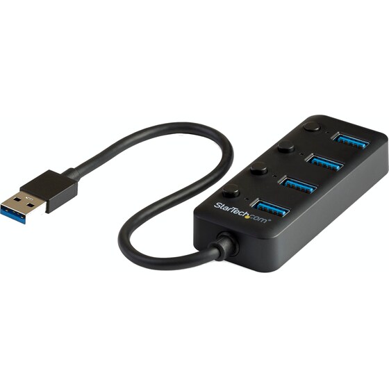StarTech.com HB30A4AIB USB Hub 4-Port USB 3.0 συμβατό με USB-A image 0
