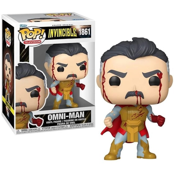 Funko Pop! Television: Invincible - Omni-Man (Blood) #1861 Vinyl Figure image 0
