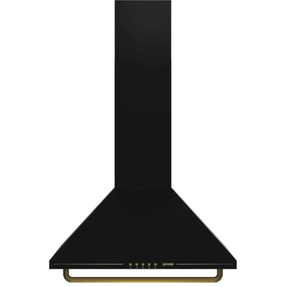 GORENJE WHC63CLB 60cm Μαύρο Καμινάδα Απορροφητήρας image 1