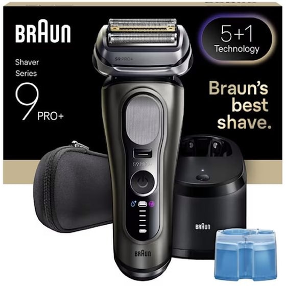 Ξυριστική Μηχανή BRAUN Series 9 Pro+ 9655CC με SmartCare Center & Θήκη Γκρι image 1