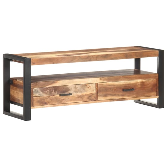 Έπιπλο Τηλεόρασης VidaXL Ξύλινο/Μεταλλικό 120x35x45cm - Καφέ image 7