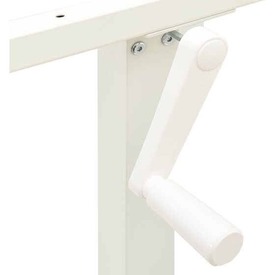 Γραφείο VidaXL από Μασίφ Ξύλο Δρυός 120x60 cm - Λευκό και Φυσικό image 7