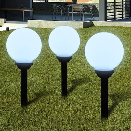 Vidaxl Φωτιστικά Εξωτ. Χώρου Για Μονοπάτια 6 Τεμ. Led Καρφωτά 20 Εκ. image 2