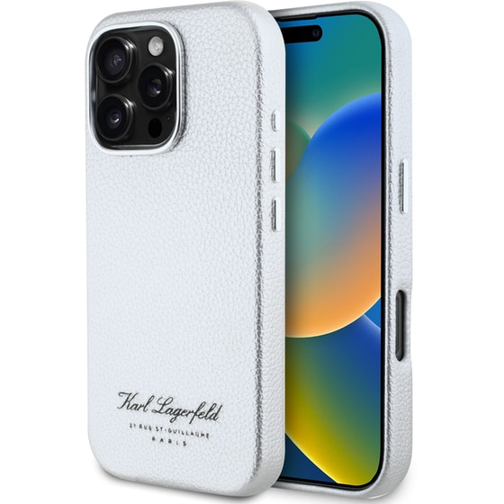 Θήκη Apple iphone 16 Pro- - Karl Grey Hotel Rsg Back Cover Synthetic Leather - Γκρι image 0