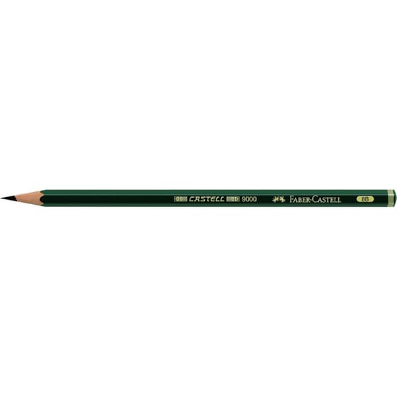 Μολύβι Σχεδίου Faber Castell 9000/8B Πράσινο image 0