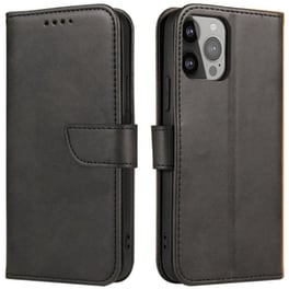 Θήκη Apple iPhone 14 Pro Max - Hurtel Magnet Elegant Case Cover Flap And Stand - Μαύρο
