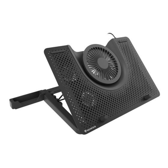Βάση Laptop Cooler Genesis Oxid 550 17.3'' - Μαύρο image 6