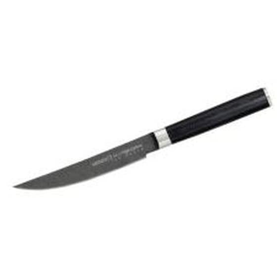 Μαχαίρια Κρέατος Samura Mo-v Stonewash από Ανοξείδωτο Ατσάλι 13.8 cm 4 Τμχ - Μαύρα image 5