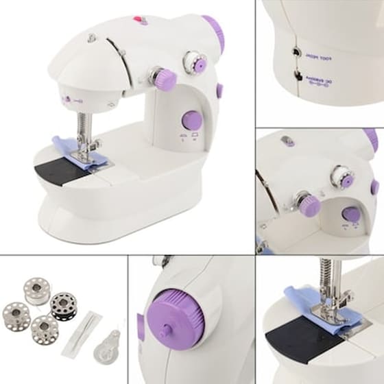 Μίνι Ραπτομηχανή Με Μπαταρία – Mini Sewing Machine 101158 Οεμ image 1