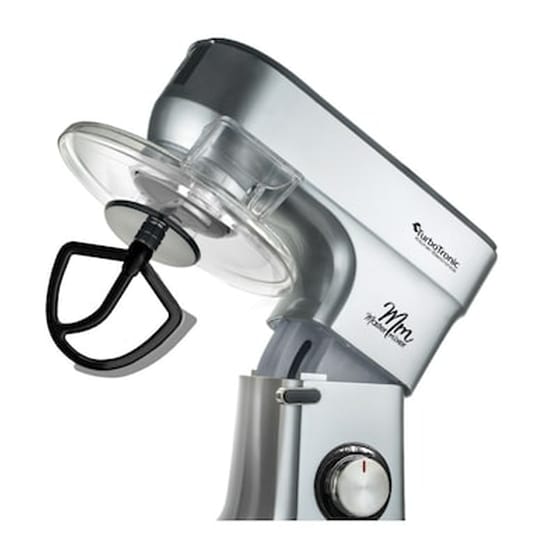 Turbotronic TT-015 Κουζινομηχανή Μίξερ Ζαχαροπλαστικής Max 1200w Με Κάδο 6,5 Λίτρα Ασημί image 5
