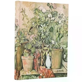 Ημερολόγιο Ημερήσιο Paperblanks 2026 Midi Cezannes Pots & Flowers