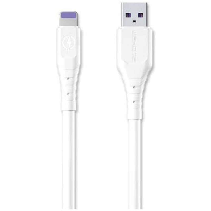 WK DESIGN Καλώδιο δεδομένων WK WDC-152 Super Fast Lightning σε USB-A 3m - Λευκό