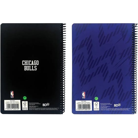 Τετράδιο Σπιράλ Back Me Up B5 105 Φύλλων NBA - Τυχαία Επιλογή (1 Τεμάχιο) image 1