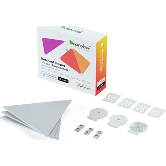 Έξυπνος Φωτισμός Nanoleaf Shapes Triangles Expansion 3PK - RGBW image 1