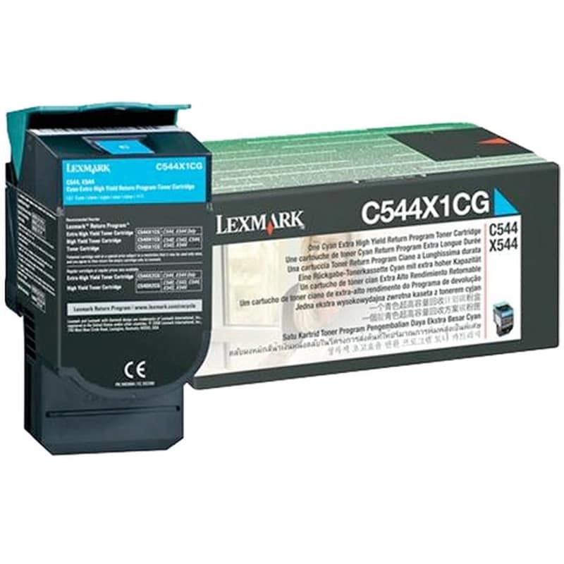 Toner Lexmark C544 C544X1CG - Cyan LEXMARK