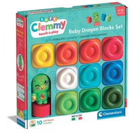 Σετ Μαλακά Τουβλάκια Clemmy Baby Dragon (10 Τεμάχια)