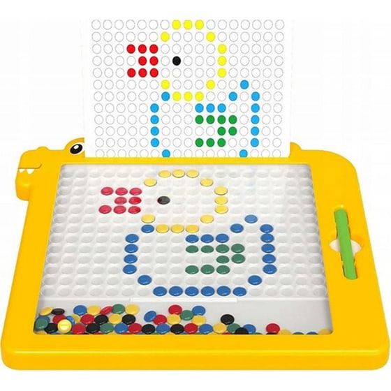 Μαγνητικός Πίνακας Woopie Montessori Magpad Δεινόσαυρος - Κίτρινο image 1