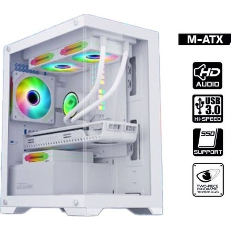 ARMAGGEDDON Κουτί Desktop Armaggeddon Gaming Pc Case Aquaron