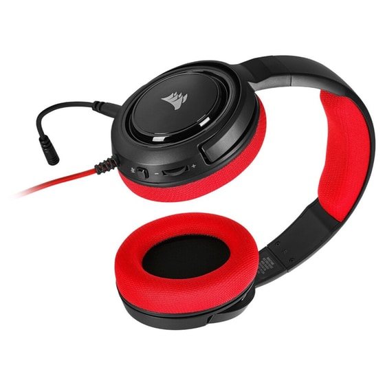 Headset CORSAIR HS35 Gaming Headset Red image 3