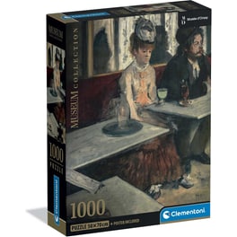 Παζλ Clementoni Museum Collection Degas: Στο Καφέ (1000 Κομμάτια)