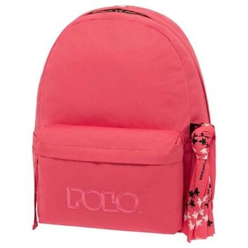 Τσάντα Πλάτης Polo Original Scarf Γυμνασίου - Λυκείου Κοραλί