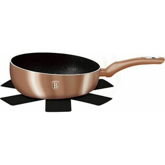 Τηγάνι  WOK BERLINGER HAUS BH-1522NF 26 cm Rose Gold image 0
