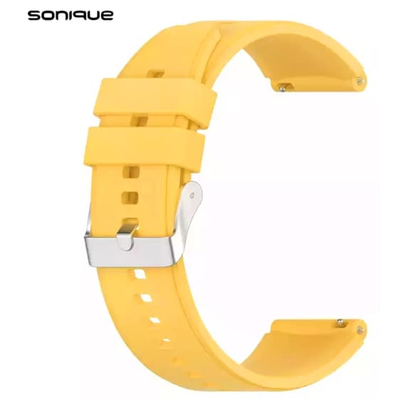 Λουράκι Sonique Smooth Band για Huawei Watch GT Series 22mm - Ανοιχτό Πορτοκαλί image 0