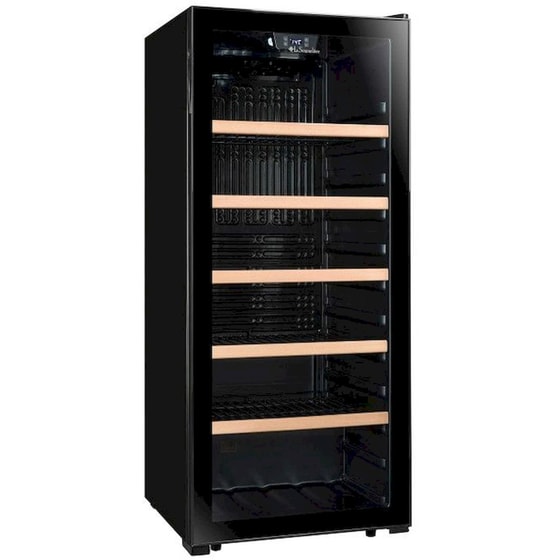 LA SOMMELIERE LS117BLACK για 121 Μπουκάλια Μαύρο Συντηρητής Κρασιών image 7