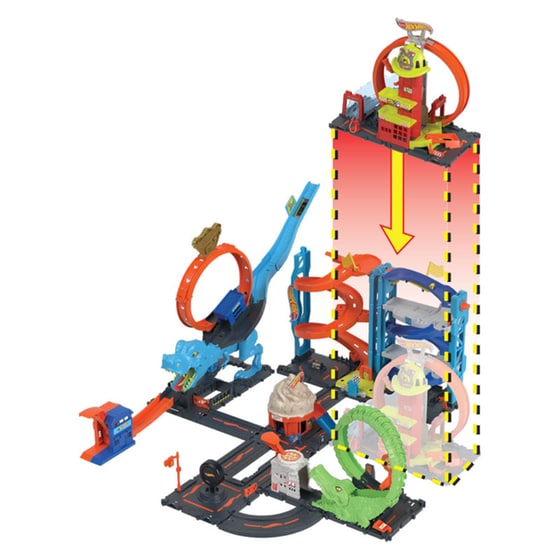 Mattel Hot Wheels City Πίστα Πυροσβεστικός Σταθμός image 2