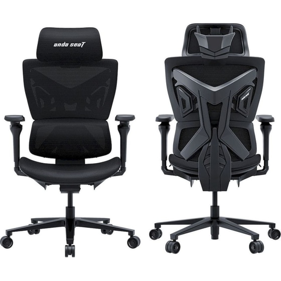 Καρέκλα Gaming/ Γραφείου Anda Seat X-Air Pro XL από Ύφασμα Mesh - Μαύρη image 2