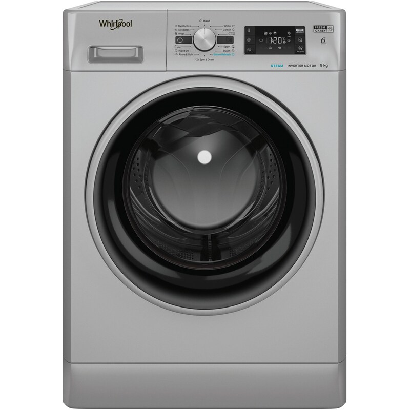 WHIRLPOOL FFD 9469 SBSV EU 9 kg 1.400 Στροφές Γκρι Πλυντήριο Ρούχων