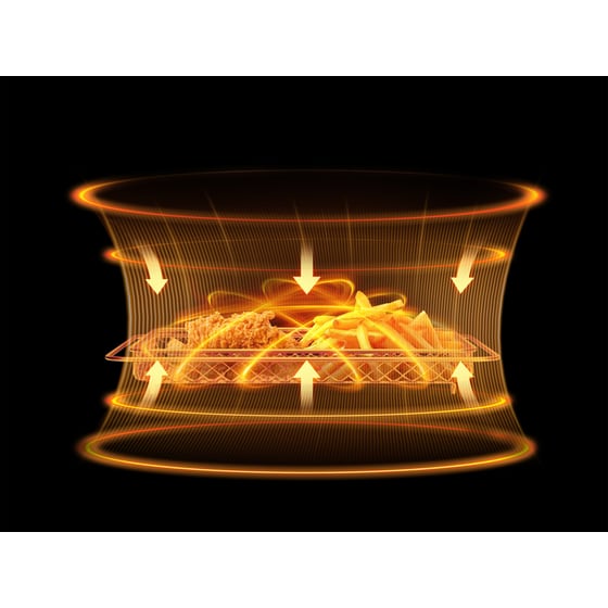 MIDEA MBO7NM30D0-BK 72 Lt Μαύρο Εντοιχιζόμενος Φούρνος Άνω Πάγκου image 11