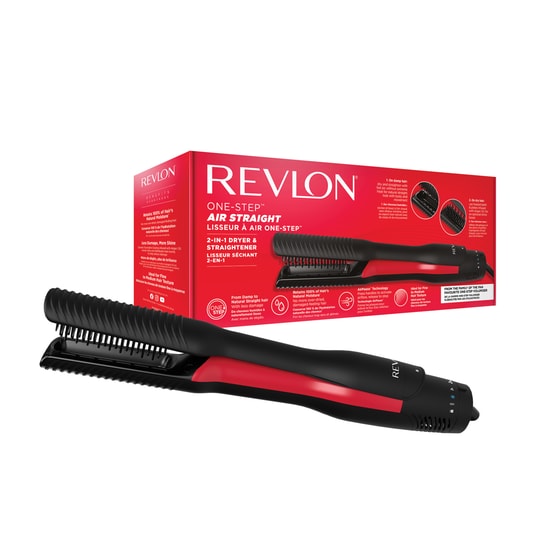 Ισιωτικό Μαλλιών REVLON One Step Airstraight RVDR 5330 Μαύρο image 1