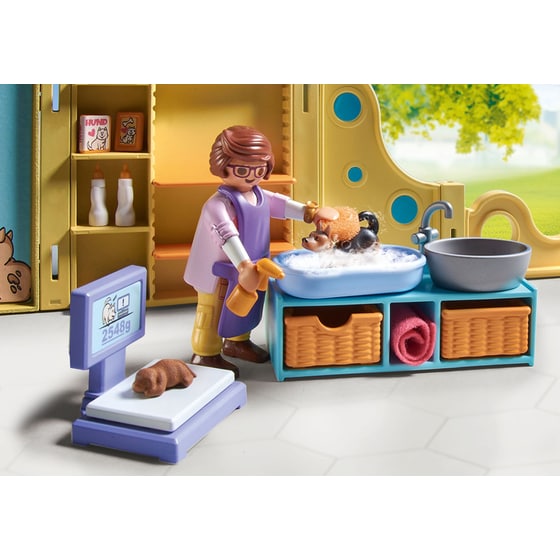 PLAYMOBIL® My Life Σταθμός Φροντίδας Κουταβιών (71743) image 4