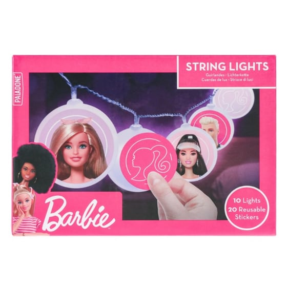 Paladone Barbie String Lights with Stickers image 0