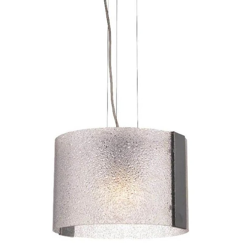 Φωτιστικό Οροφής Μονόφωτο Aca Decor Dione Oyd10087bsp1 Chrome Γυάλινο - Διάφανο