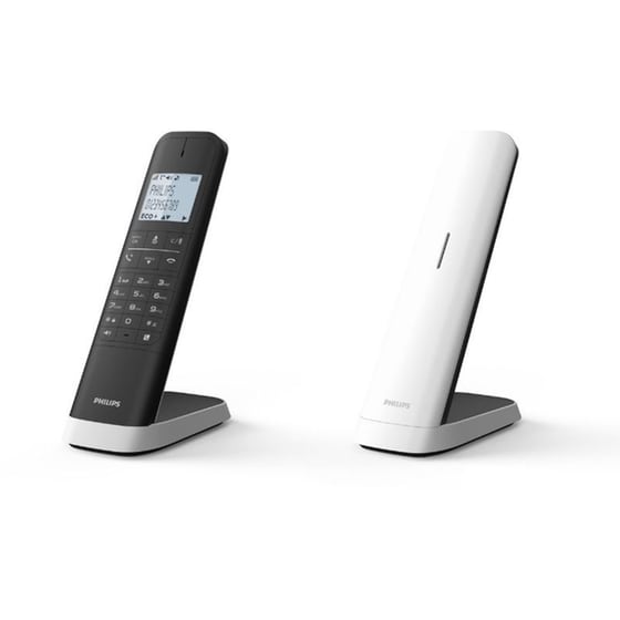 Ασύρματο Τηλέφωνο Philips M4701W/GRS - Λευκό image 3