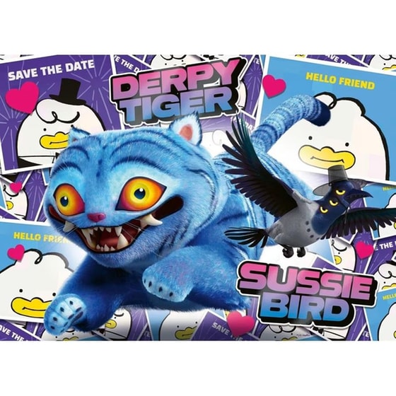 Σετ Παζλ Ravensburger K-Pop Demon Hunters Derpy & Sussie (4 x 100 Κομμάτια) image 2