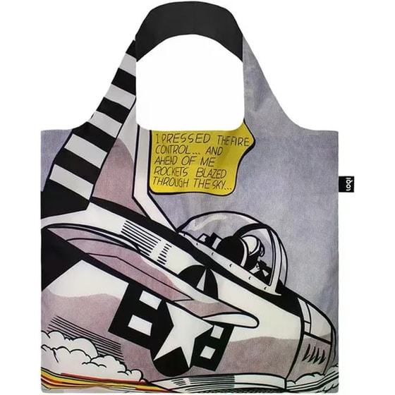 Τσάντα&nbsp;Αναδιπλούμενη Loqi&nbsp;Roy&nbsp;Lichtenstein&nbsp;Whaam (1 Τεμάχιο) image 3